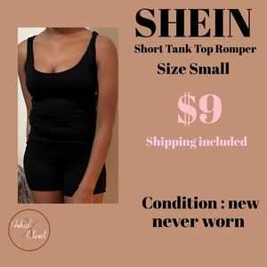 Shein tank top romper